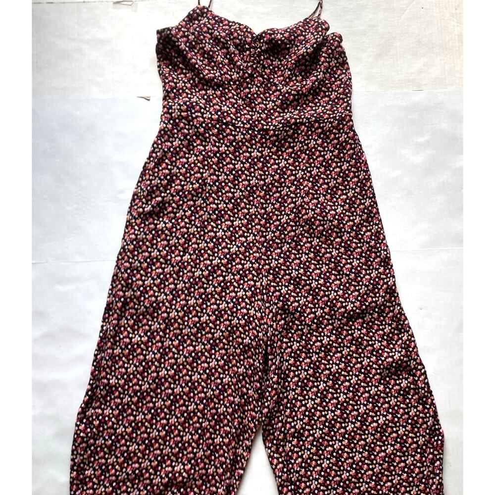 Row A Floral Jumpsuit Size Large